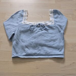 Dee Elly Cropped Sweater Size Large
